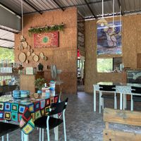 Open air restaurant  at Suan Eakaparp Vegetarian - สวนเอกภาพ อาหารเจ素食餐廳 in Pattaya