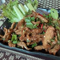 Duck salad  at Suan Eakaparp Vegetarian - สวนเอกภาพ อาหารเจ素食餐廳 in Pattaya