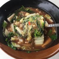 Suki in broth at Suan Eakaparp Vegetarian - สวนเอกภาพ อาหารเจ素食餐廳 in Pattaya
