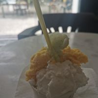 Coconut, maracuya, and lemon with mint at El Limonero in Cadiz