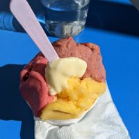 Raspberry, tropical, fig, pineapple 🍍 at El Limonero in Cadiz