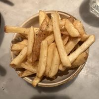Chips  at The Real Greek - Old Spitalfields Market in East London