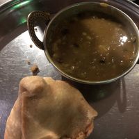 Samosa set   at Spice Nepal in Pokhara