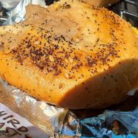 Unfortunately a soggy grey sausage breakfast sandwich. Insides needed to be cooked crispy. at Third Coast Bakery in Traverse City