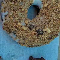 Cookie crumble chocolate donut & cake pop at Third Coast Bakery in Traverse City