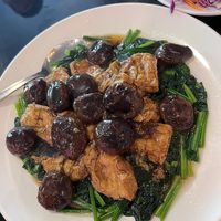 Spinach at New Fut Kai Vegetarian 新佛界素食 in Central Singapore