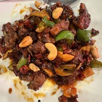 Gongbao Lion’s Mane Mushroom  at New Fut Kai Vegetarian 新佛界素食 in Central Singapore