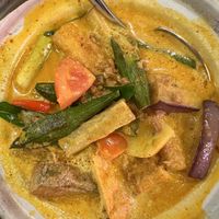 Nonya fish curry  at New Fut Kai Vegetarian 新佛界素食 in Central Singapore