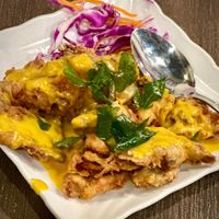 Pumpkin Butter Sauce Mushroom at New Fut Kai Vegetarian 新佛界素食 in Central Singapore