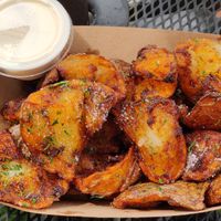 Salt and vinegar potatoes... amazing at goodbeet in Ocean City