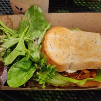 BLT style coconut sandwich was great at goodbeet in Ocean City
