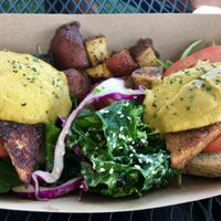 Tempeh Benedict at goodbeet in Ocean City