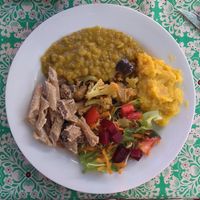 Macarrão ao molho branco com shitake. at Papoula in Joao Pessoa