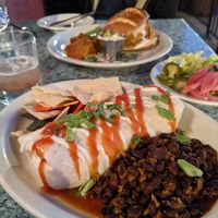 Impossible fajitarito at Betty's in Buffalo