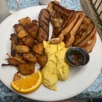 Scrambled tofu  egg at Betty's in Buffalo