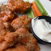 Seitan Hot wings   at Betty's in Buffalo