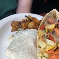 Veggie burrito   at Betty's in Buffalo