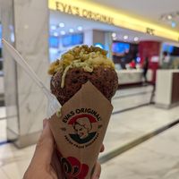 Vegan Mac and Cheese at Eva's Original Chimneys in Mississauga