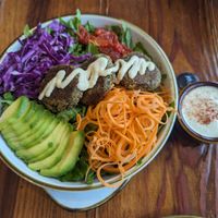 Falafel salad, very fresh #Veganuary at Vitali in Panama City