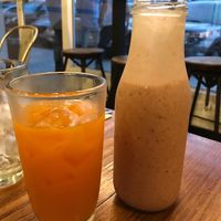 Nice healthy fresh drinks at Vitali in Panama City