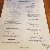 Menu3 at Vitali in Panama City