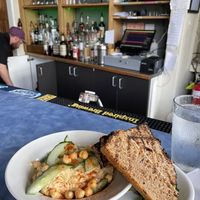 Big portion of hummus - I couldn’t finish  at Cafe 59 in Buffalo