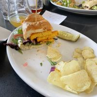 Polenta “chicken finger” sub  at Cafe 59 in Buffalo