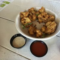 Buffalo cauliflower  at Picnic Beach in Gulf Shores