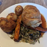 Vegan roast at The Walrus in Brighton
