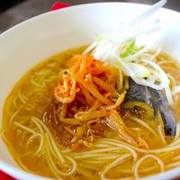 SAMURAI RAMEN FOR VEGETARIAN !!! Enjoy the authentic special ramen! at Matsuri in Osaka