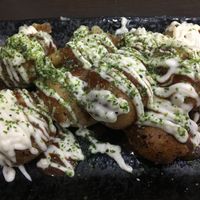 Vegetarian Takoyaki at Matsuri in Osaka