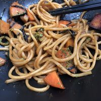 Vegan yakisoba at Matsuri in Osaka