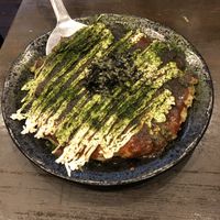 Vegan okonomiyaki at Matsuri in Osaka