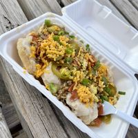 The Gloria vegan version   at Biscuits + Groovy - Food Trailer Barton Springs in Austin