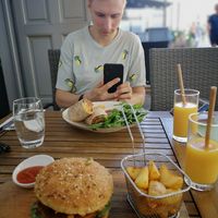 Burger at Manna 68 in Gdansk