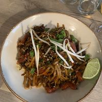 Spicy noodles  at Manna 68 in Gdansk