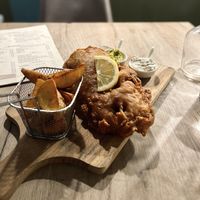 Fish and chips   at Manna 68 in Gdansk