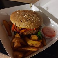 Burger at Manna 68 in Gdansk