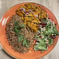 Mushroom stroganoff  at Manna 68 in Gdansk