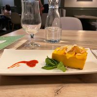 Tofu cheesecake at Manna 68 in Gdansk