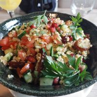 Morrocan salad at Manna 68 in Gdansk