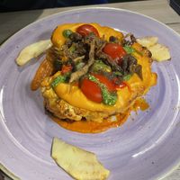 cauliflower steak  at Manna 68 in Gdansk