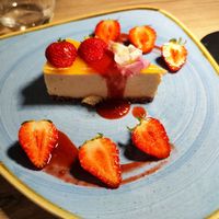 Lemon Cheesecake at Manna 68 in Gdansk
