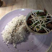 Sweet sour duck at Manna 68 in Gdansk