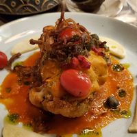 Cauliflower steak at Manna 68 in Gdansk