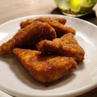 Crispy tofu at Manna 68 in Gdansk