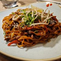 Chow mian at Manna 68 in Gdansk