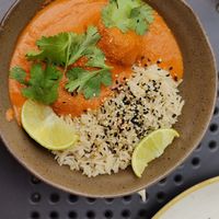 Indian inspired dish at Manna 68 in Gdansk