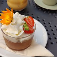 Chocolate mousse at Manna 68 in Gdansk