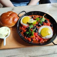 shakshouka (breakfast menu) at Manna 68 in Gdansk